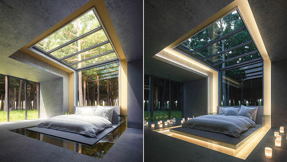 ایده نورگیر اتاق‌خواب: اتاق پر از ستاره اثر امین مؤذن